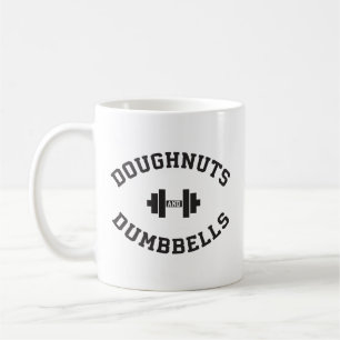 Caneca De Café Dumbbeldes E Nozes - Engraçado Engraçado