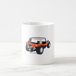Caneca De Café Dune Buggy Manx
