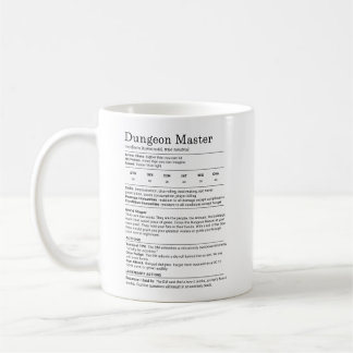 Caneca De Café Dungeon Master Stat Block
