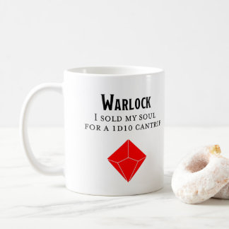 Caneca De Café Dungeons and Dragons Funny Warlock Mug
