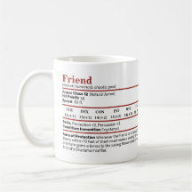 Dungeons & Dragon Amigo BFF Stat Block Mug