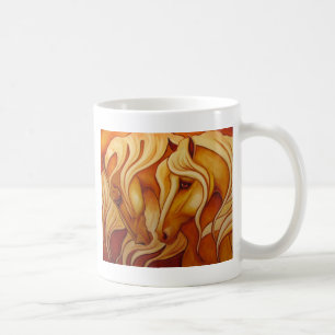 Caneca De Café Duo dourado
