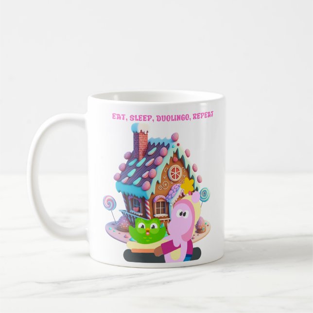 Caneca De Café duolingo (Esquerda)