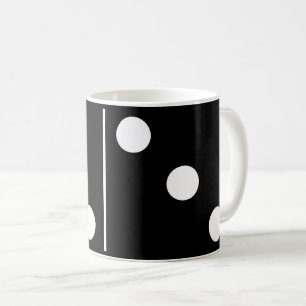Caneca De Café Duplica Três Black Domino Mug