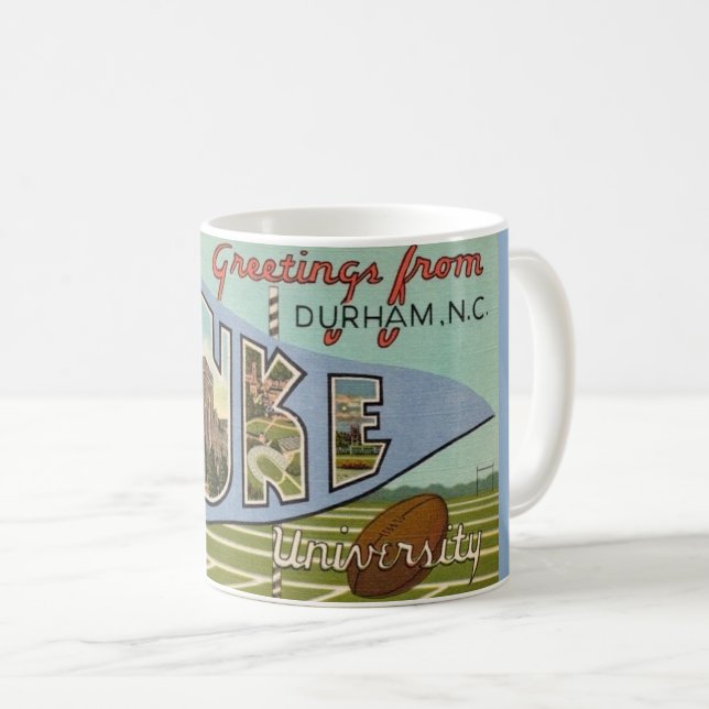 Caneca De Café Duque U Vintage  (Frente Esquerda)