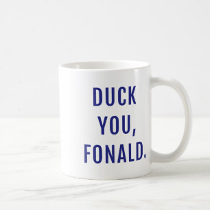 Caneca De Café Duque Você Fonald Engraçado Trump Político