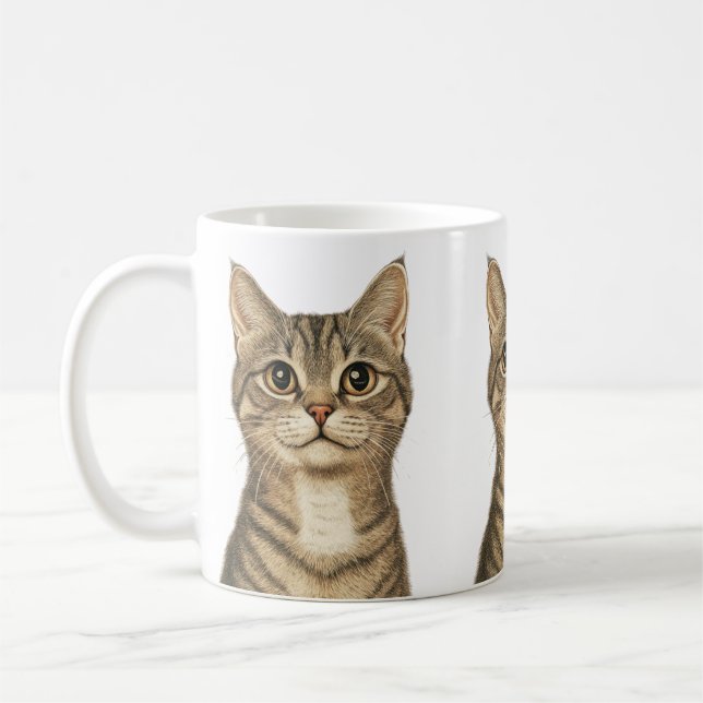 Caneca De Café Dürer's Tabby Treasures 2 (Esquerda)