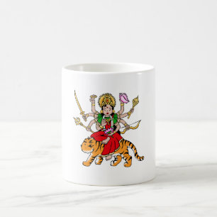 Caneca De Café Durga Hindu Goddess Mug