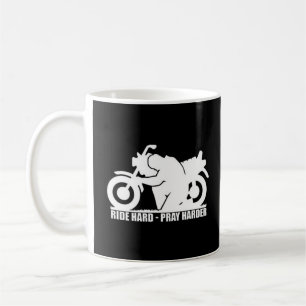 Caneca De Café Duro de carro, rezem mais duramente