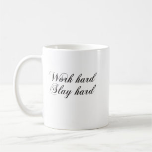 Caneca De Café Duro de Duro de Trabalho