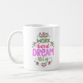 CANECA DE CAFÉ DURO DE TRABALHO SONHO BIG