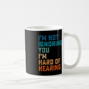 Caneca De Café Duro De Vintagem Da Língua De Sinais ASL Surda Awa