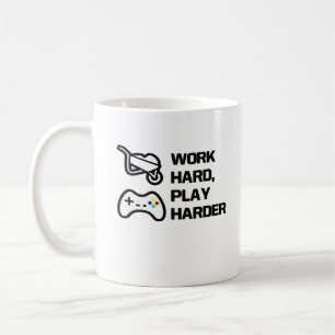 Caneca De Café Duro do Trabalho, Design da Declaração do Duro Toc