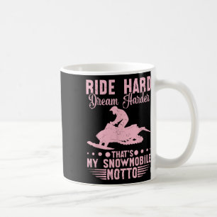 Caneca De Café Duro Ride Ride Winter Sports Men Women