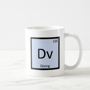 Caneca De Café Dv - Tabela Periódica da Química dos Esportes de M