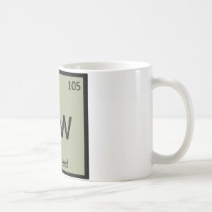 Caneca De Café Dw - Dill Weed Chemistry Símbolo de Mesa Periódi