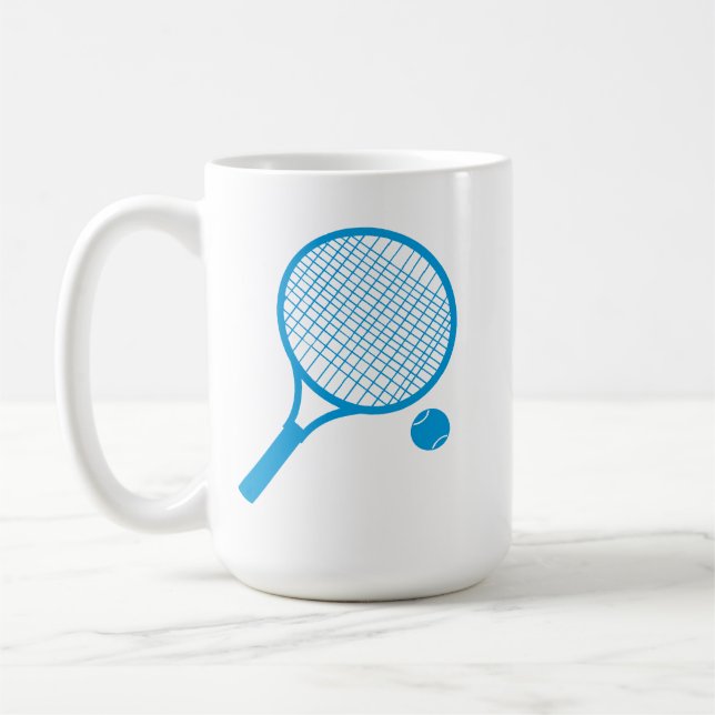 Caneca De Café Dynamic Tennis Racket & Ball (Esquerda)