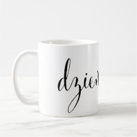 Dzień dobry Good Bom Dia Mug Polonês