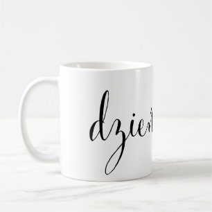 Caneca De Café Dzień dobry Good Bom Dia Mug Polonês