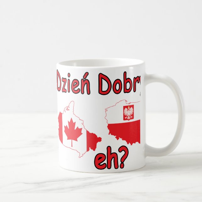 Caneca De Café Dzien Dobry, hein? (Direita)