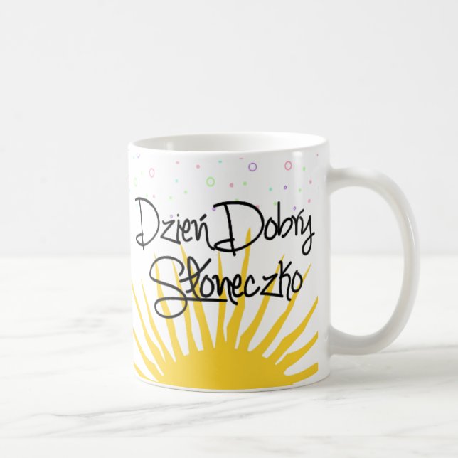 Caneca De Café Dzień Dobry Słoneczko (Direita)