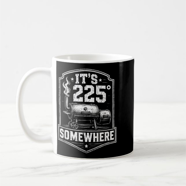 Caneca De Café É 225 Algures Citação Engraçada Bbq Churrasco Grel (Esquerda)