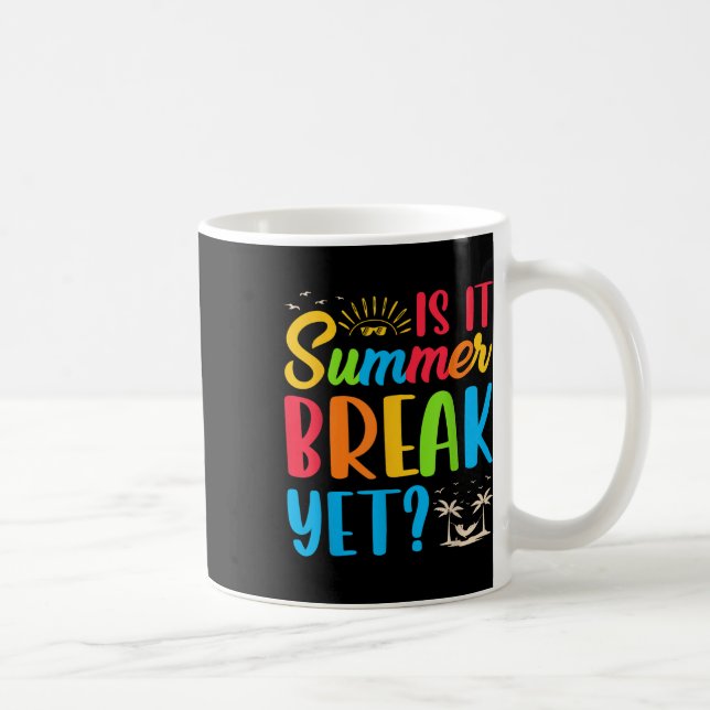 Caneca De Café É A Break De Verão, Professora No Final Do Ano? (Direita)