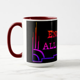 caneca de café E.A.M.L. <<sunset>> studio miiri