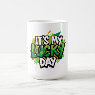Caneca De Café É a minha Rua do Dia da Sorte.