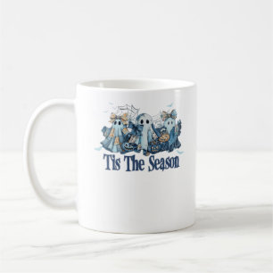 Caneca De Café É a Temporada Boo Couquette Halloween Assustador M