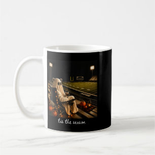Caneca De Café É a Temporada de Futebol Guaxinim Fantasma Hallowe