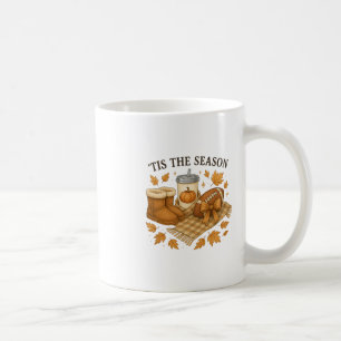 Caneca De Café É a Temporada de Outono Pé Quente Agradecimento Mu