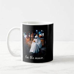 Caneca De Café É a Temporada Fantasma Assustador Halloween Outono