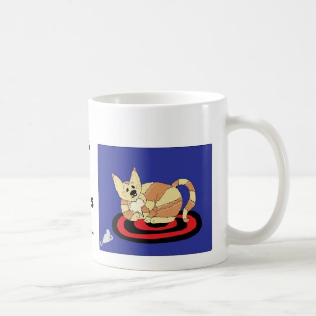 Caneca De Café É a vida de um gato  (Direita)