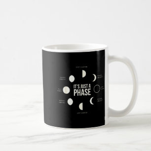 Caneca De Café É Apenas Uma Fase Fases Lunares Lua Nova Hemisféri