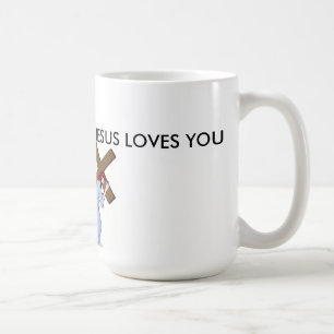 CANECA DE CAFÉ É ASSIM QUE DEUS TE AMA