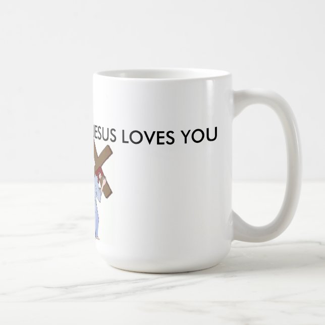 CANECA DE CAFÉ É ASSIM QUE DEUS TE AMA (Direita)