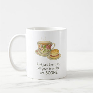 Caneca De Café E Assim Todos Os Seus Problemas São Scone