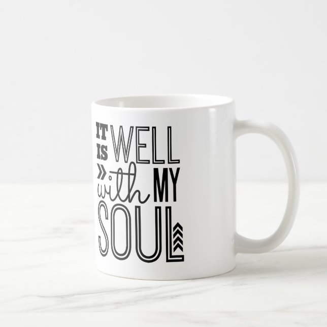 Caneca De Café É bem com minha alma (Direita)