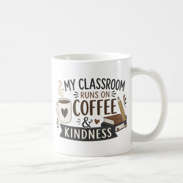 Caneca de Café e Bondade para Professores (Direita)