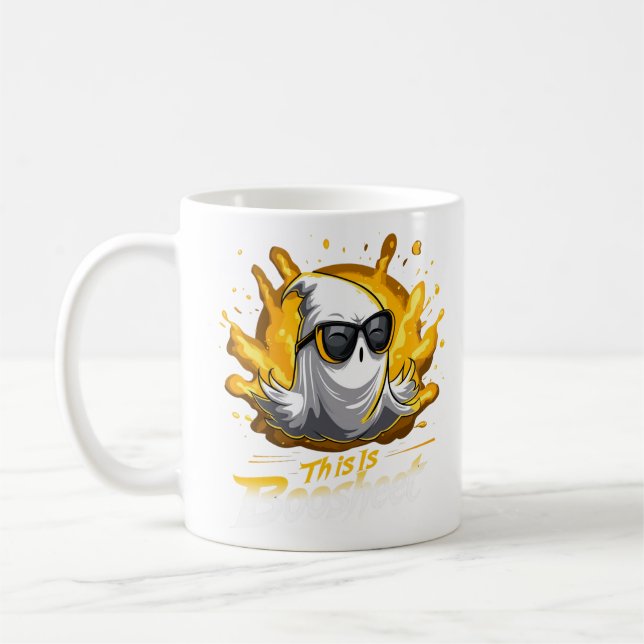 Caneca De Café É "Boo Sheet". Hoodie (Esquerda)