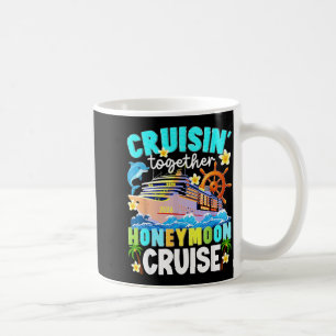 Caneca De Café E Camisa Cruisin' Juntos Cruzeiro de Lua de Mel Ma