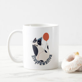 Caneca de Café e Chá Celebração do Gato Smoking