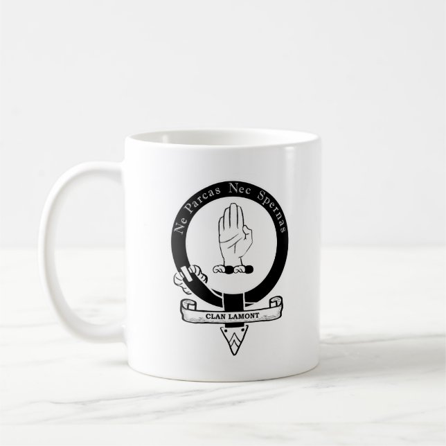 Caneca de Café e Chá Inspirada no Clã Lamont (Esquerda)