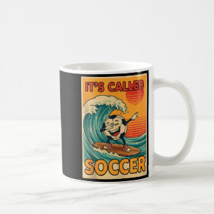 Caneca De Café É chamado Futebol Camisa Divertida Retro Bola Fã d