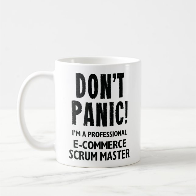 Caneca De Café E Commerce Scrum Master (Esquerda)