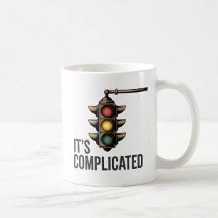 Caneca De Café É Complicado Sinais Mistos e Humor de Namoro