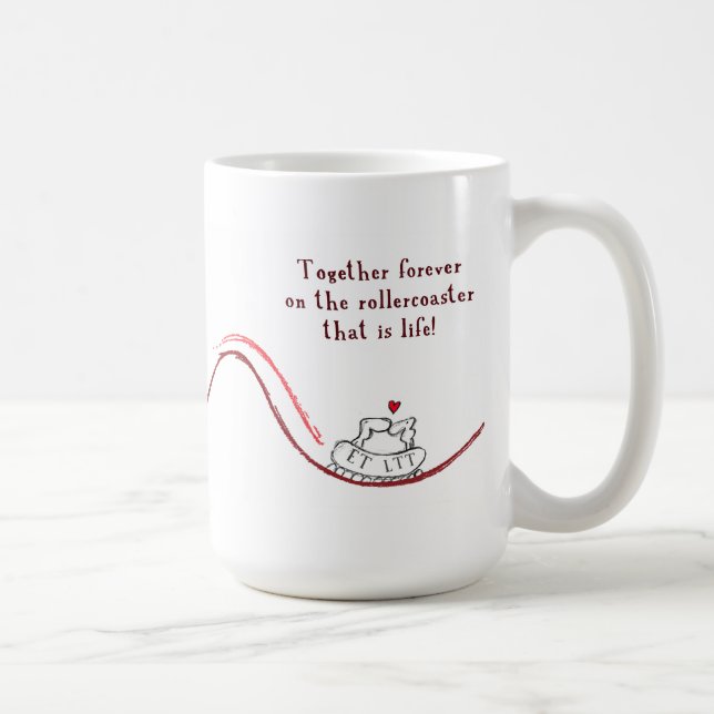 Caneca De Café "E coração LTT " (Direita)