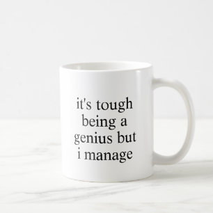 Caneca De Café É difícil ser engraçado genial