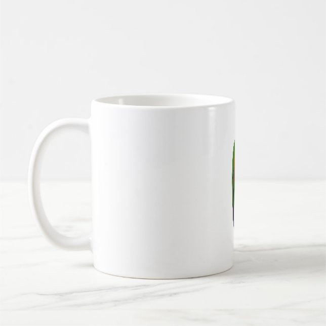 Caneca De Café E é para Eclectus Parrot (Esquerda)
